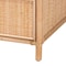 Baxton Studio Lalo Modern Bohemian Natural Brown Rattan 1-Drawer Nightstand 231-13153-ZORO - alternate 9